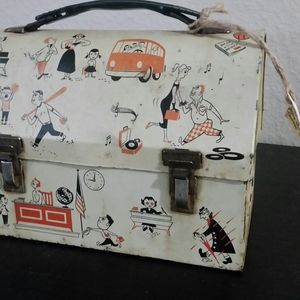 Antique Metal Lunchbox American Thermos Co